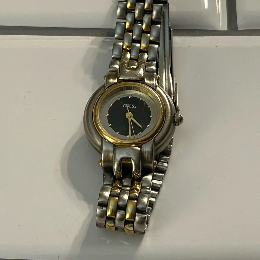 Guess Two-Tone Gold and Silver Watch